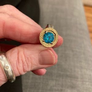 Silpada blue topaz ring size 8